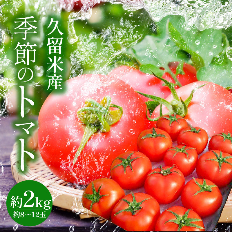 久留米産　季節のトマト2kg